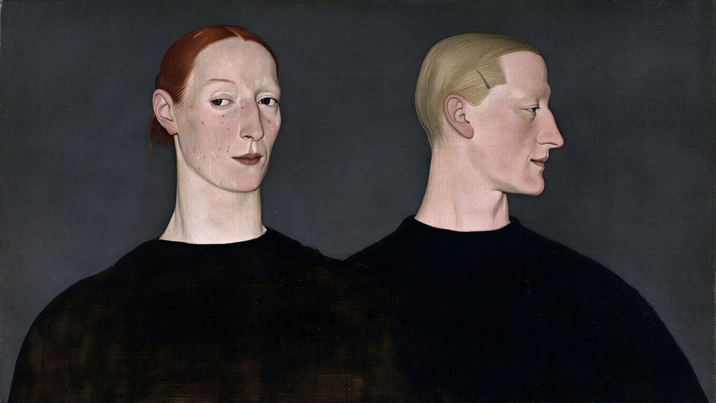 Redhead and Blonde Portrait artwork