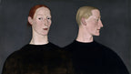 Redhead and Blonde Portrait artwork