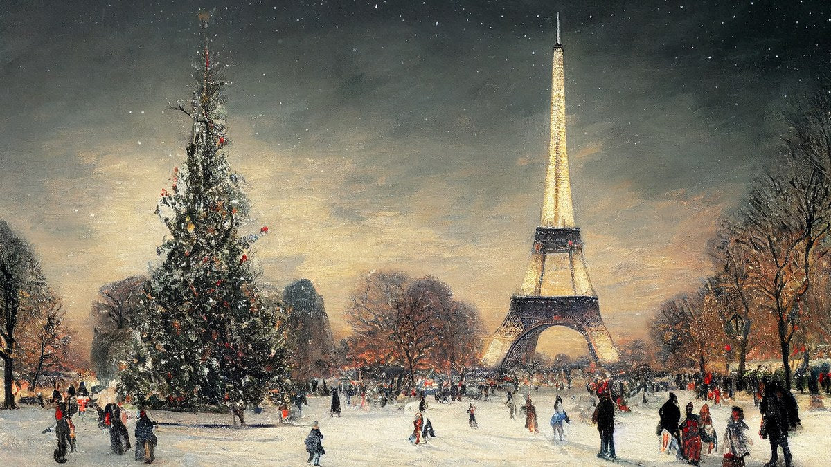 Paris Square Skaters artwork