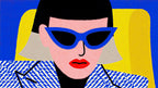 Cobalt Shades Portrait artwork
