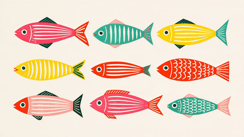Nine Folk Fish artwork