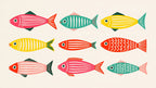 Nine Folk Fish artwork