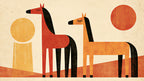 Two Horses Two Suns artwork