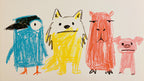 Crayon Animal Lineup artwork