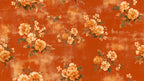 Beaded Flowers on Denim artwork