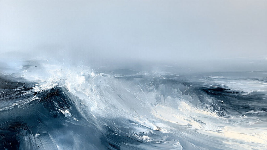 Misty Stormy Sea artwork