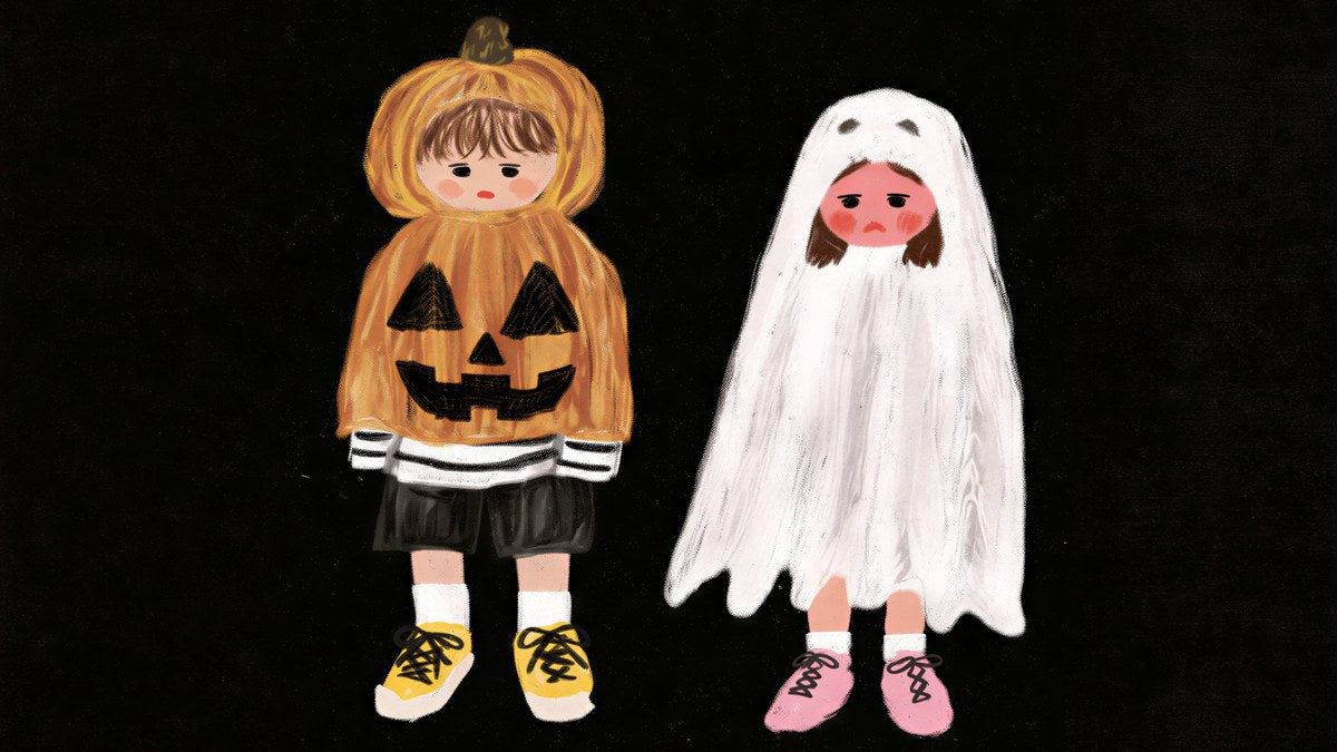 Grumpy Trick or Treaters artwork
