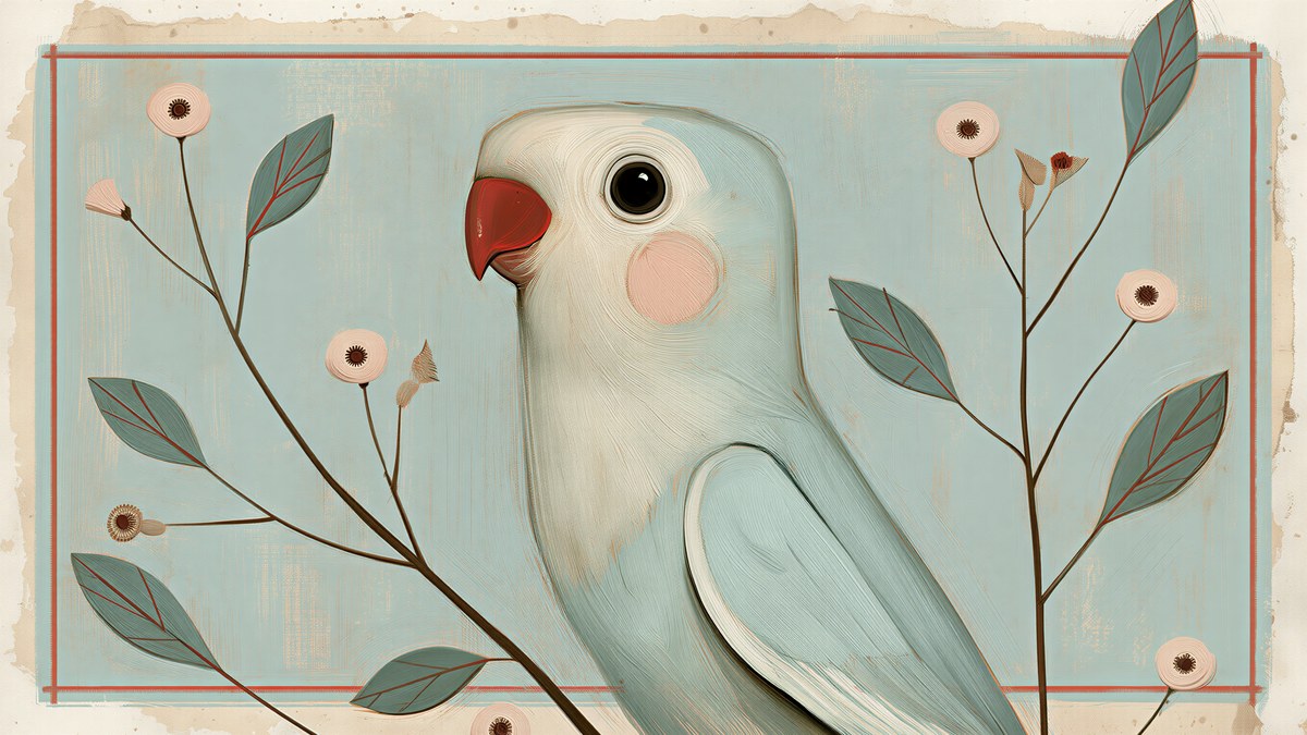 Powder Blue Parrot artwork