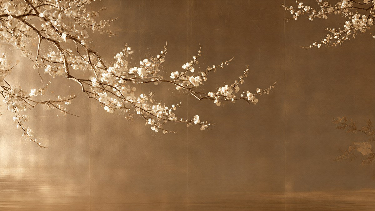 Golden Blossom Screen artwork
