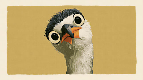Big Eyed Night Heron artwork