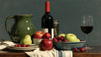 Wine Jug and Cherries artwork