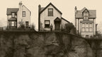 Three Cliffside Houses artwork
