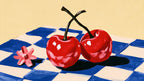 Checkerboard Cherries artwork