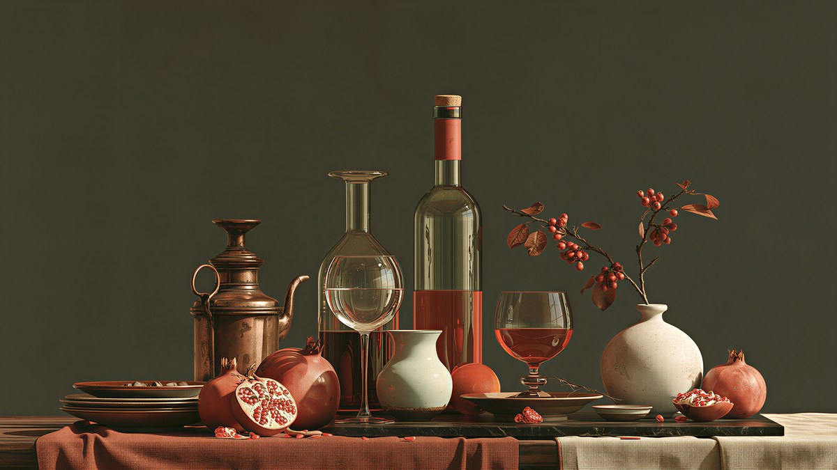 Pomegranates and Copper Jug artwork