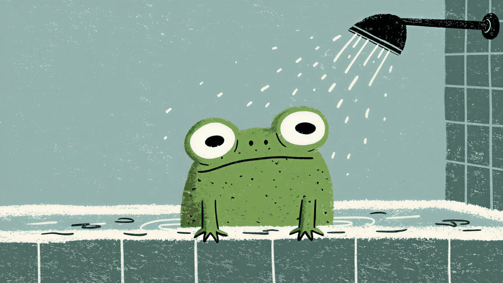 Shower Time Frog artwork