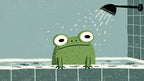 Shower Time Frog artwork