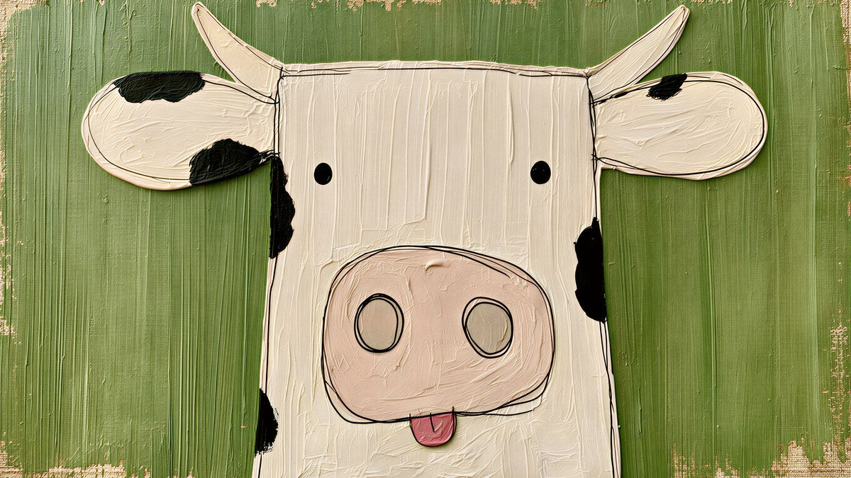 Silly Cow Portrait artwork