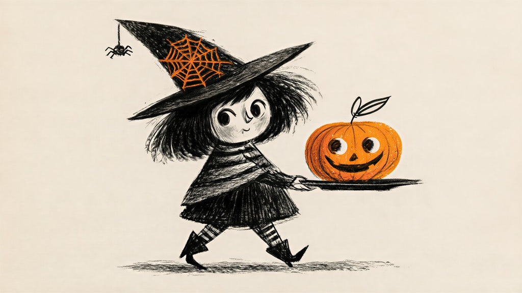 Little Witch Lantern artwork