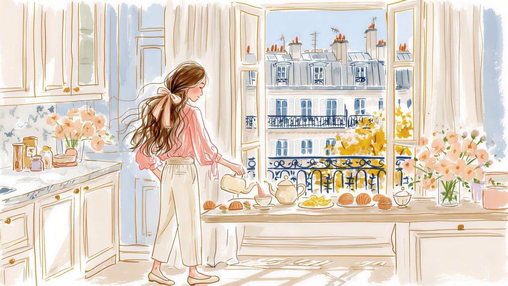 Paris Morning Tea artwork
