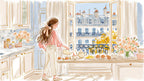 Paris Morning Tea artwork