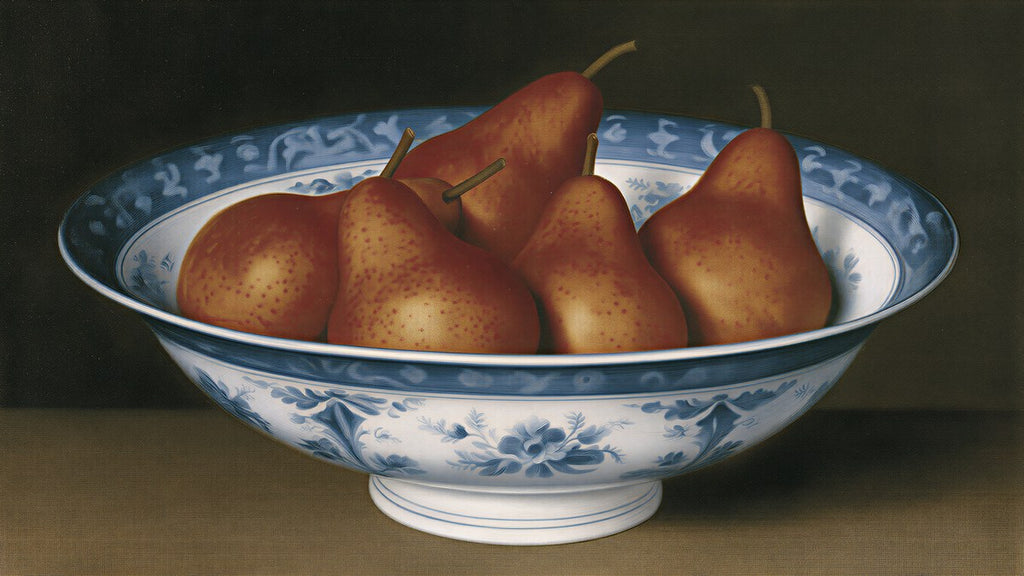 Pears in Porcelain Bowl artwork
