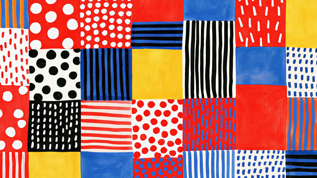 Polka Dot Patchwork artwork