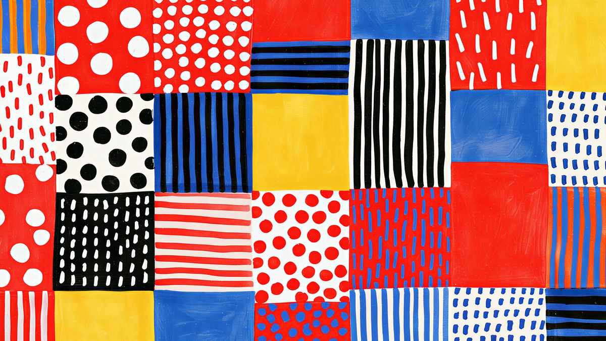 Polka Dot Patchwork artwork