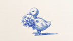 Blue Ink Duckling artwork