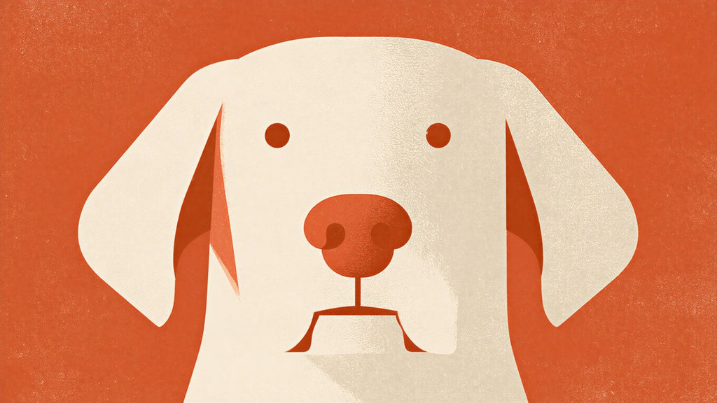 Cream Dog Face artwork