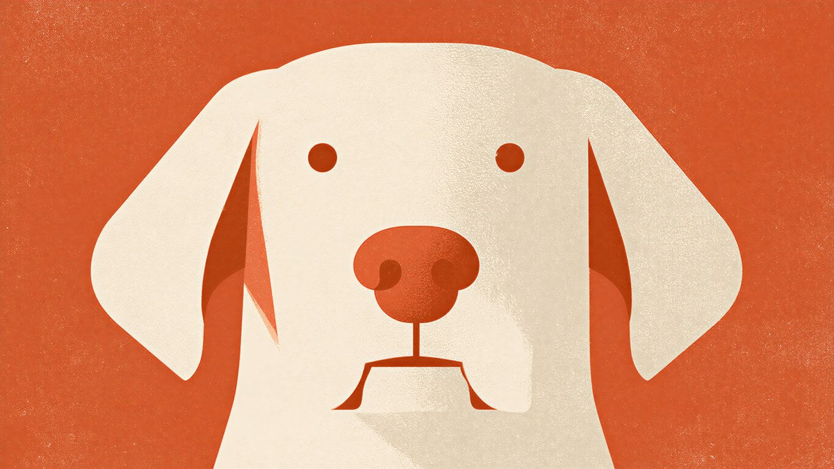Cream Dog Face artwork