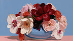 Peonies and Orchids Bowl artwork