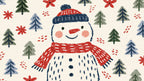 Crayon Snowman artwork
