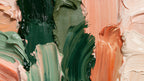 Forest Green Copper Strokes artwork