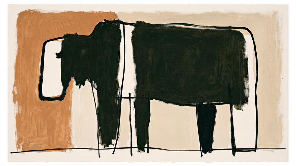 Black Belted Cow artwork
