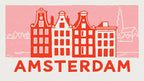 Amsterdam Canal Houses artwork