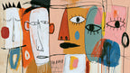 Naive Faces with Drips artwork