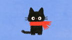 Red Scarf Kitten artwork