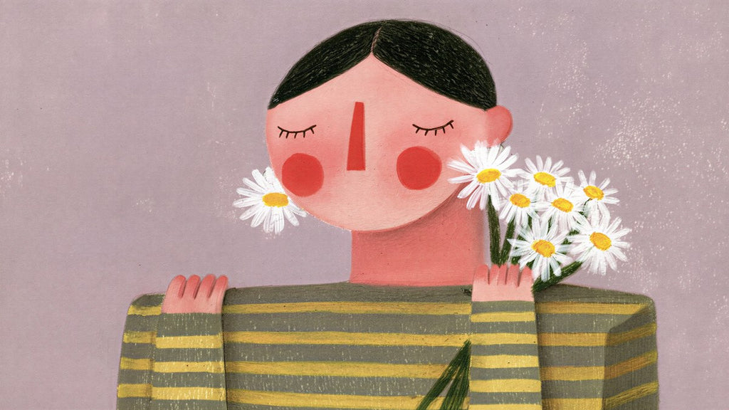 Rosy Cheeks and Daisies artwork