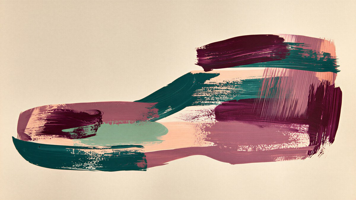 Plum and Teal Sweep artwork