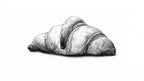 Croissant Ink Etching artwork