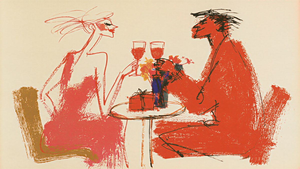 Coral Wine Toast artwork