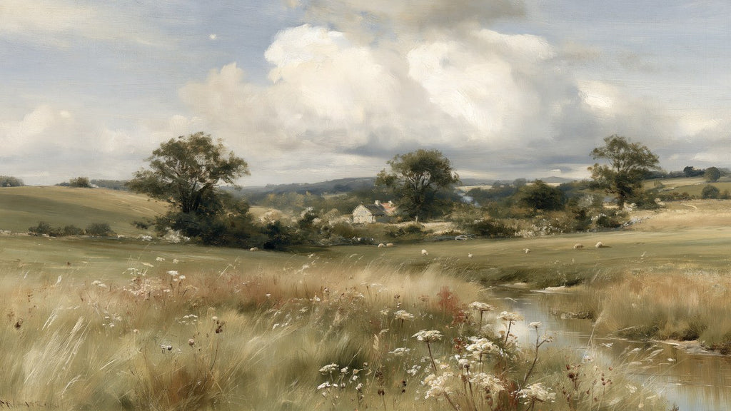 Meadow Cottage Stream artwork
