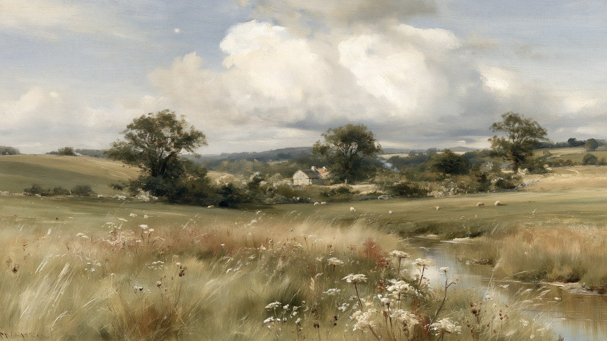 Meadow Cottage Stream artwork