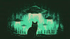 Black Cat Alien Boss artwork