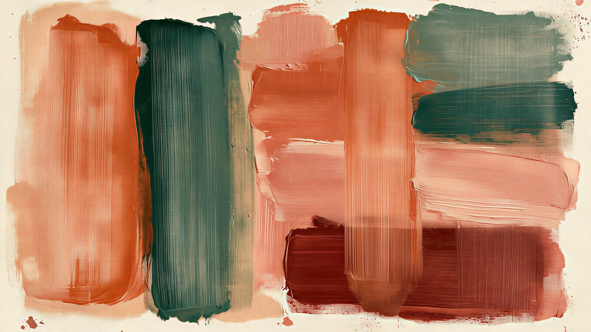Earthy Brushstroke Blocks artwork