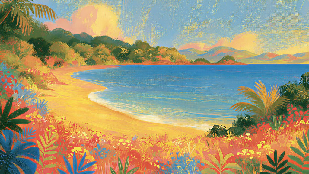 Tropical Beach Cove artwork
