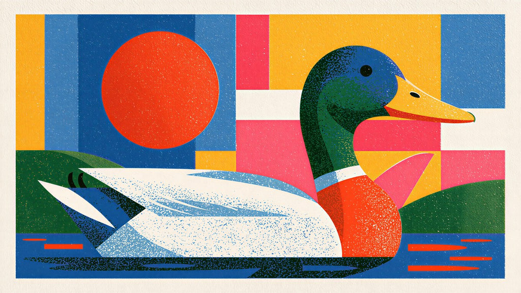 Color Block Mallard artwork