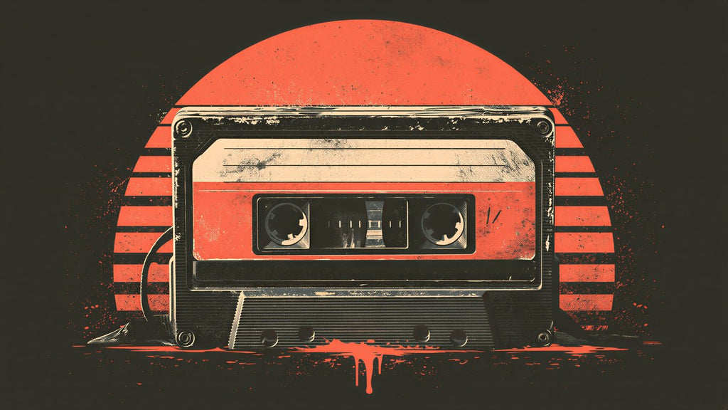 Cassette Tape Sunset artwork