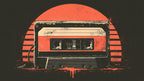 Cassette Tape Sunset artwork