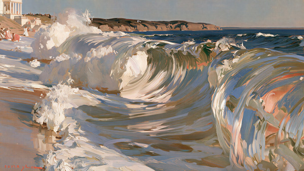 Curling Surf Waves artwork